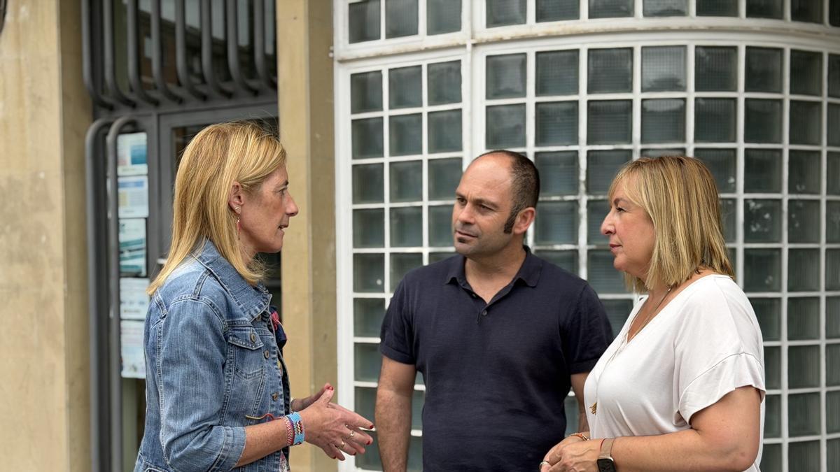 Idoia Otaduy, Mikel Urrutia y Edurne Maguregui