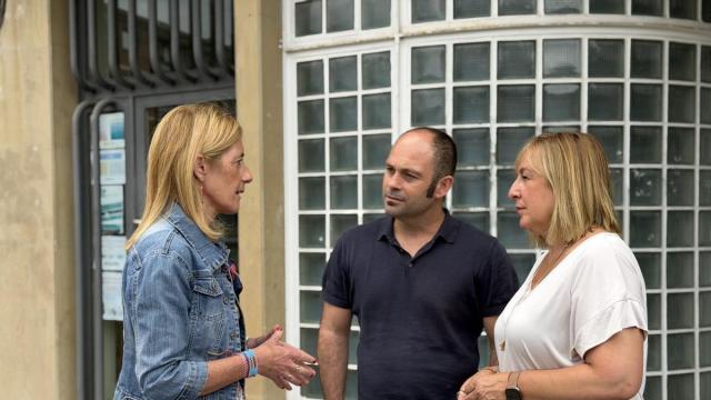 Idoia Otaduy, Mikel Urrutia y Edurne Maguregui