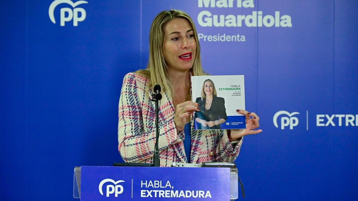La dirigente del PP María Guardiola.