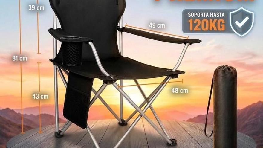 Otra imagen de la silla plegable Ediesi de Amazon