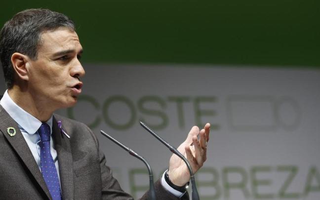 Pedro Sánchez durante la presentación del Alto Comisionado contra la Pobreza Infantil. Pedro Sánchez durante la presentación del Alto Comisionado contra la Pobreza Infantil.