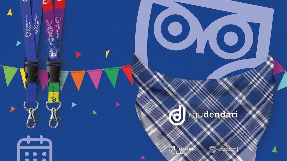 El comercio de galdakao regalará pañuelos festivos y cintas lanyard