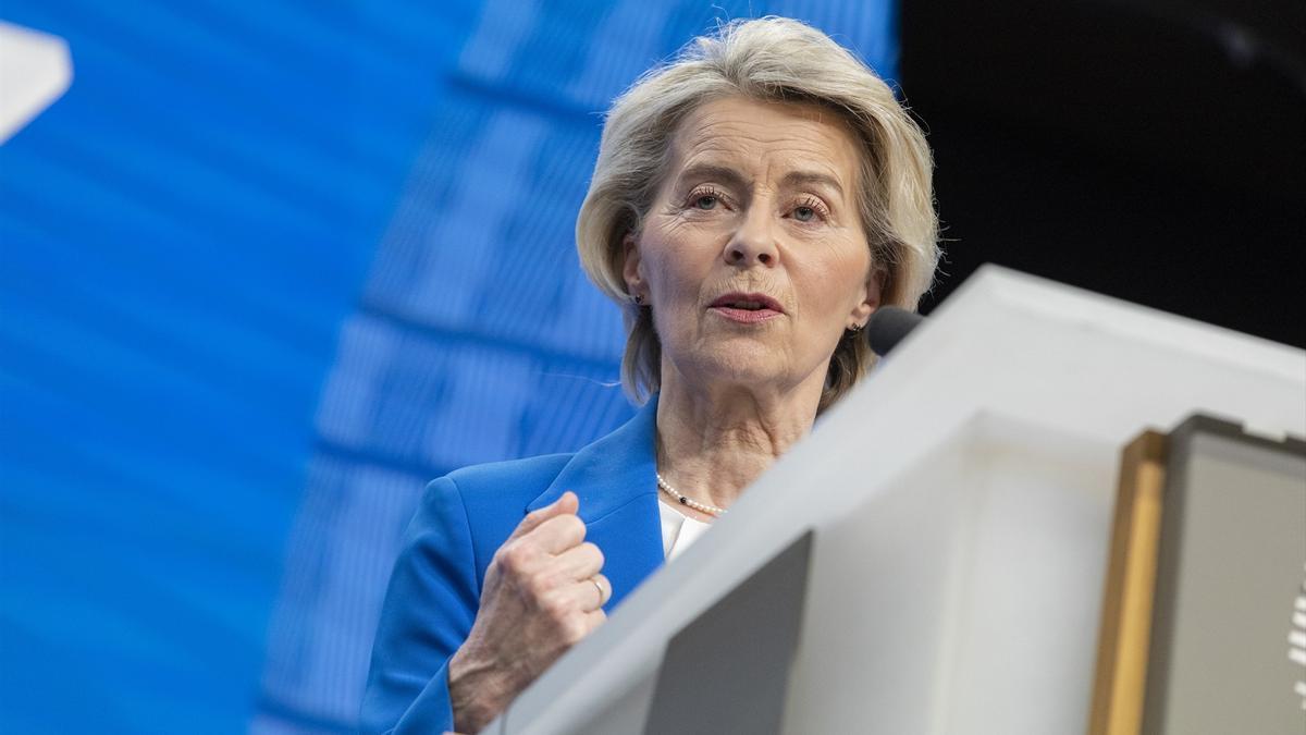 La presidenta de la Comisión Europea, Ursula von der Leyen.