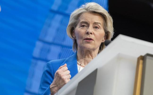 La presidenta de la Comisión Europea, Ursula von der Leyen.