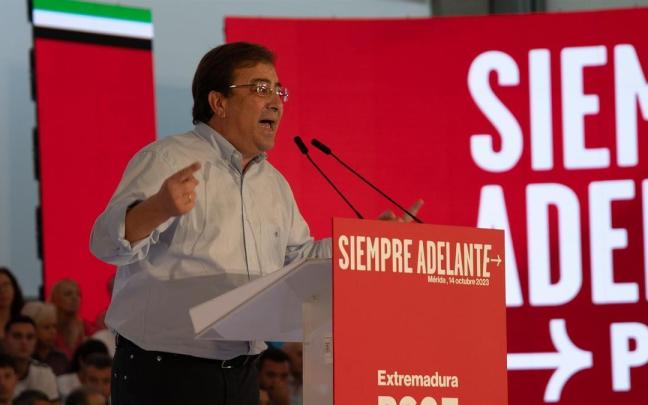 El expresidente de la Junta de Extremadura Guillermo Fernández Vara en una foto de archivo.