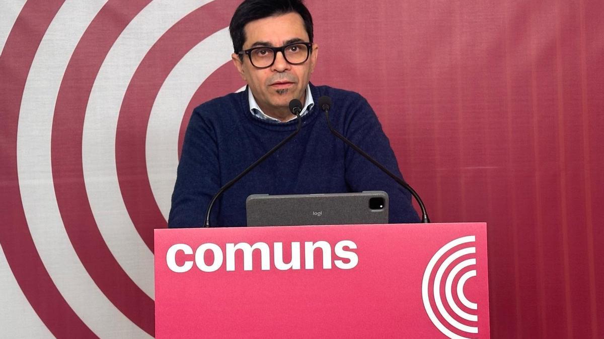 El portavoz de los Comuns y diputado de Sumar en el Congreso, Gerardo Pisarello.