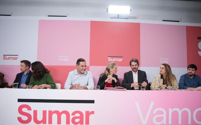 Reunión del grupo promotor de Sumar.
