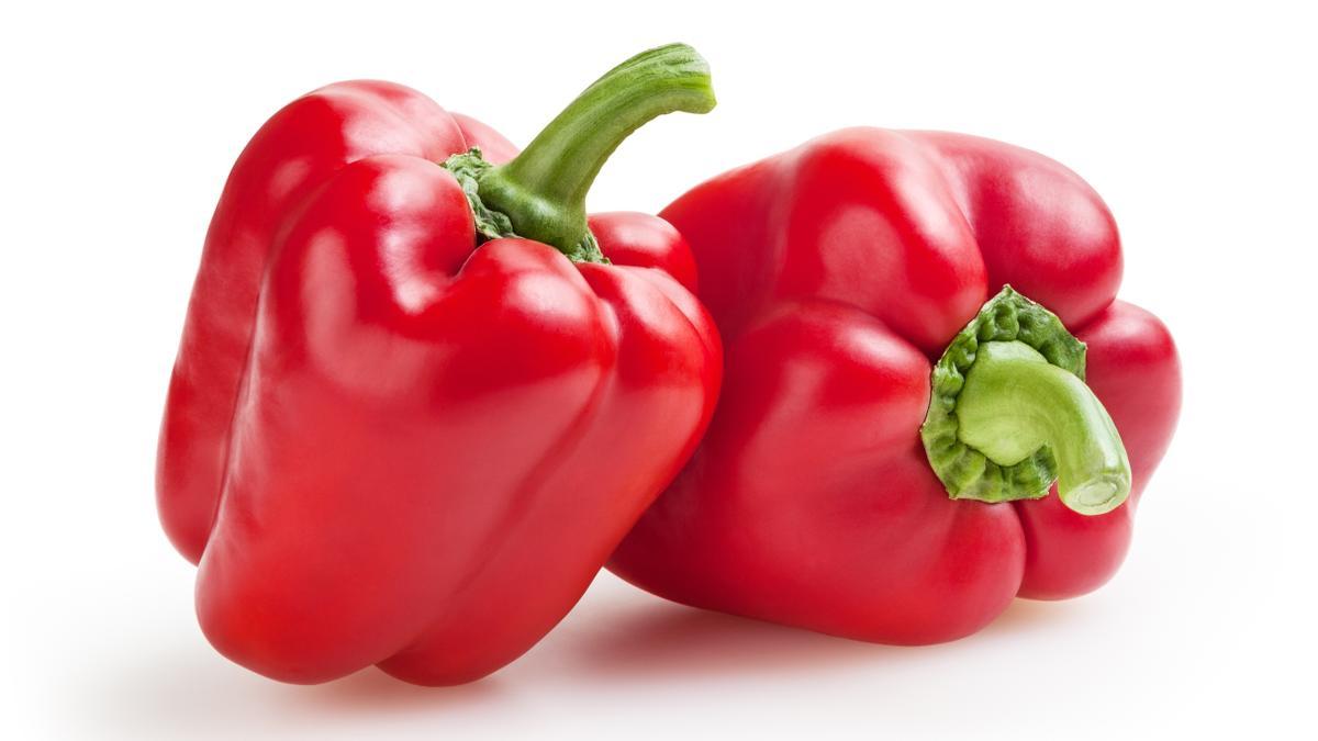 Pimiento rojo, fuente de vitamina C.