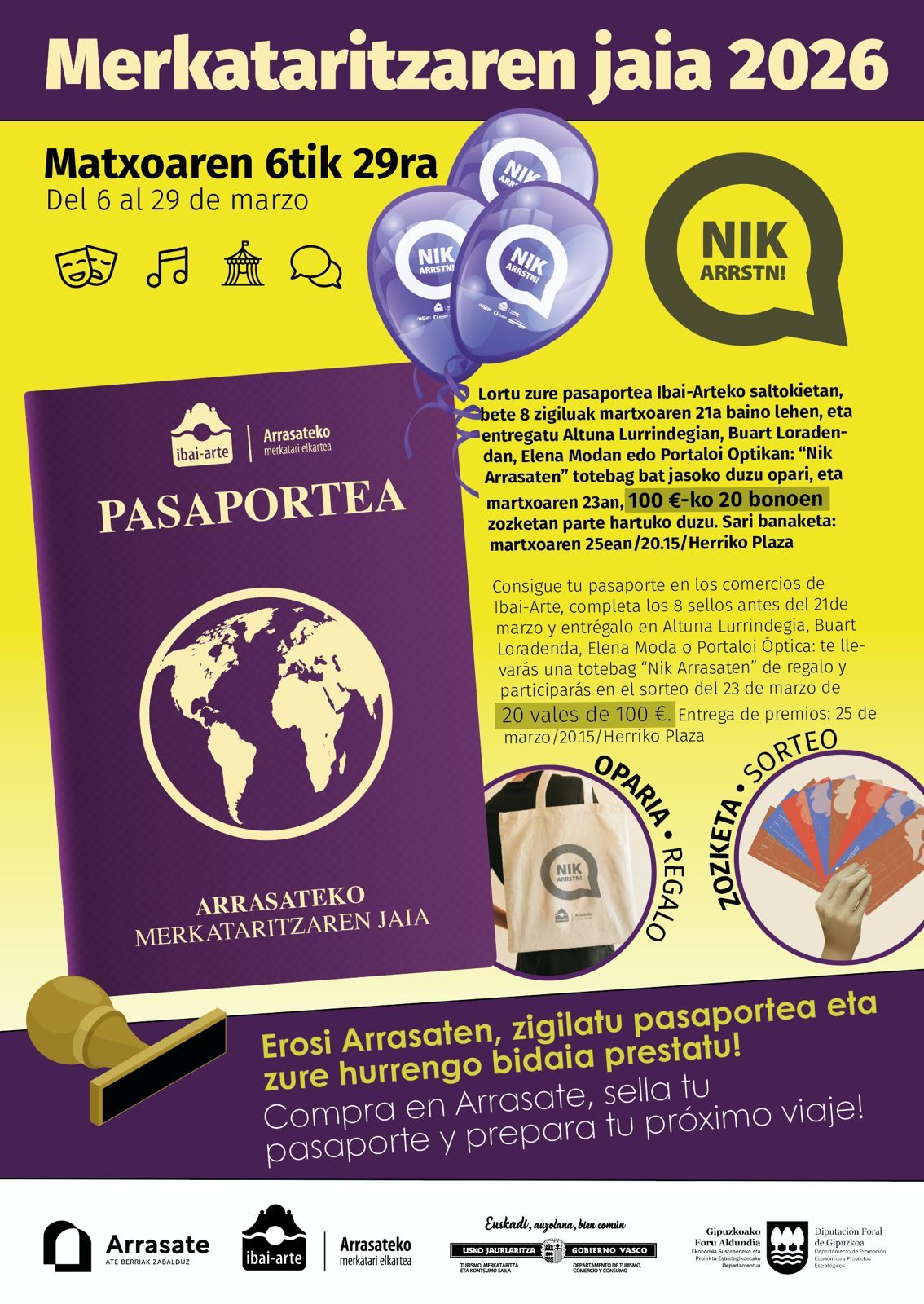 Cartel que anuncia la campaña.