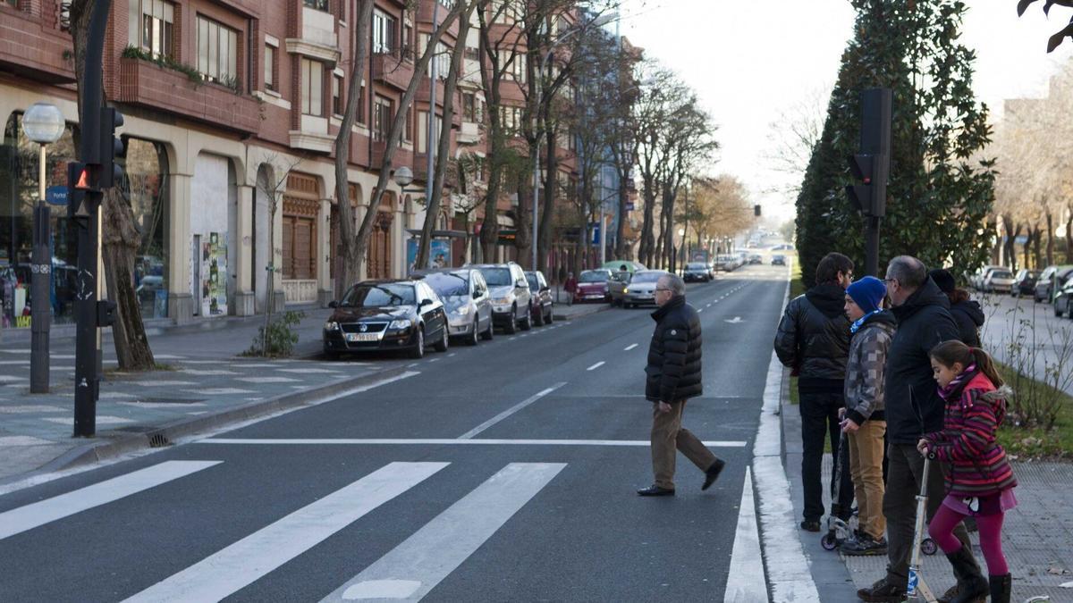 Calle Portal de Castilla, en una imagen de archivo Alex Larretxi