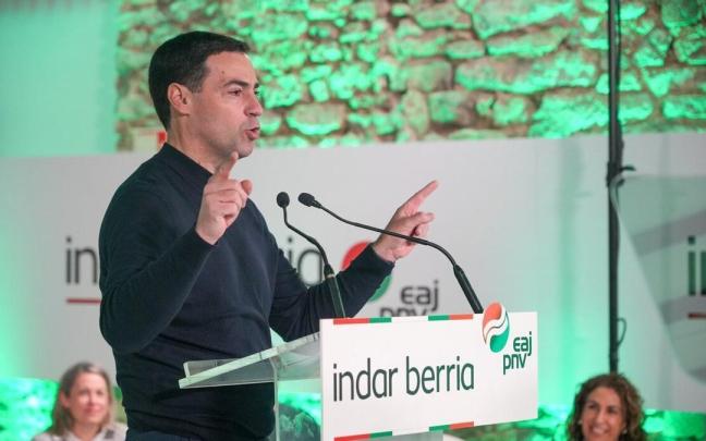 El candidato del PNV a lehendakari, Imanol Pradales.