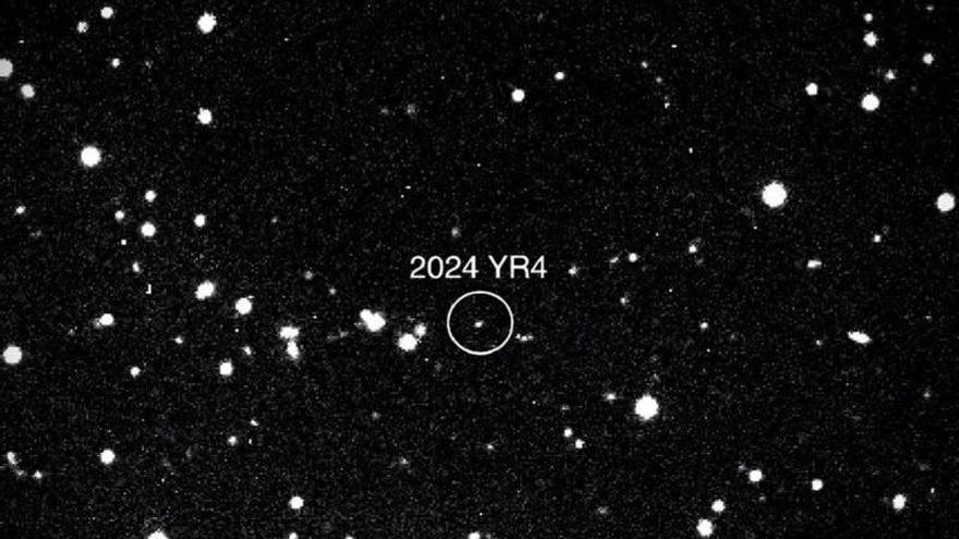 El asteroide 2024 YR4 observado por el telescopio Magdalena Ridge de 2,4 m en el Instituto Tecnológico de Nuevo México.