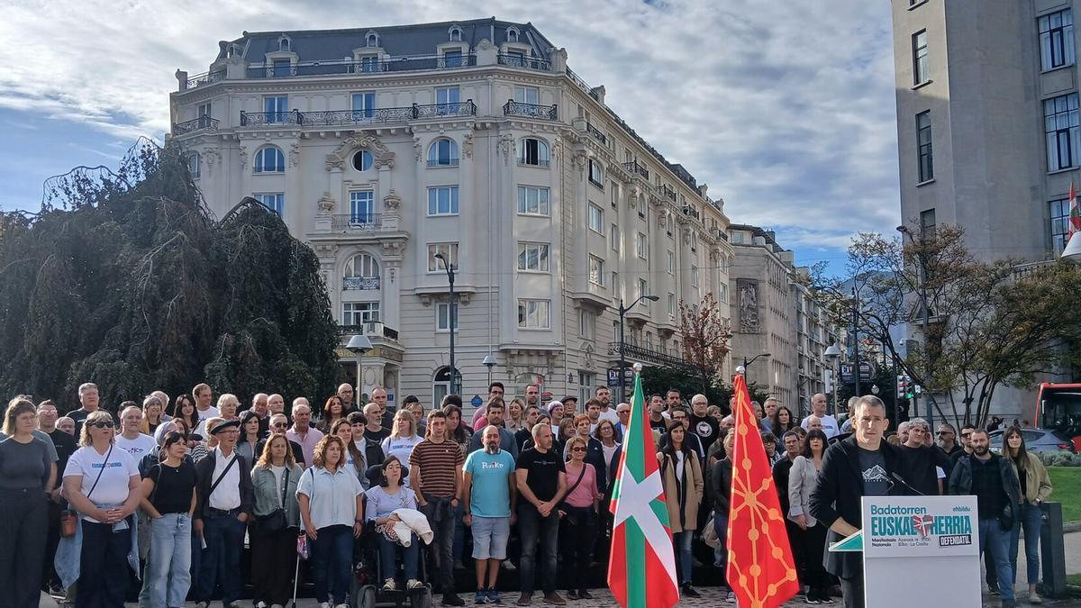 EH Bildu llama a "reventar las calles de Bilbao" el 14 de noviembre y "mandar un mensaje claro al bloque reaccionario".