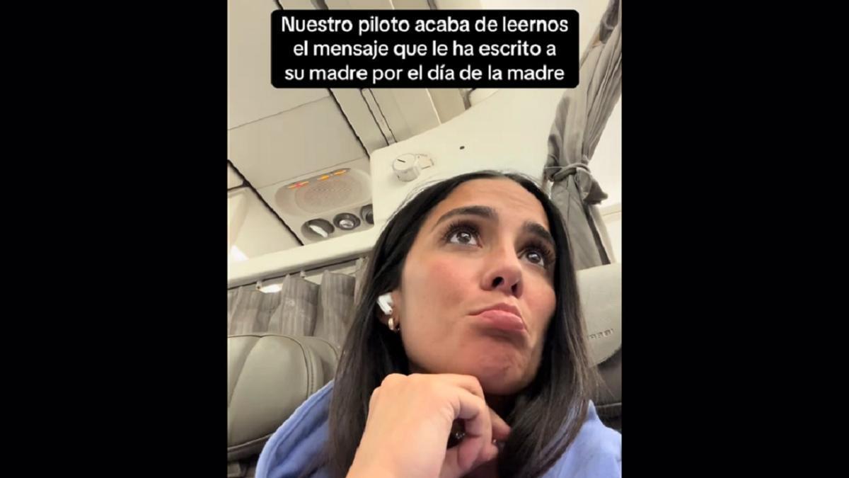 La influencer Claudia Martínez, en el vídeo que ha compartido.
