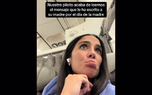 La influencer Claudia Martínez, en el vídeo que ha compartido. / TikTok (@claudiiamg) La influencer Claudia Martínez, en el vídeo que ha compartido.