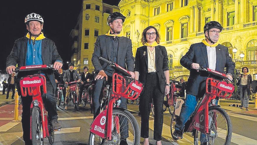 Acto de activación de la cuenta atrás del Tour en Bilbao