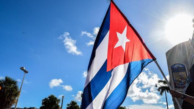 Imagn de una bandera de Cuba