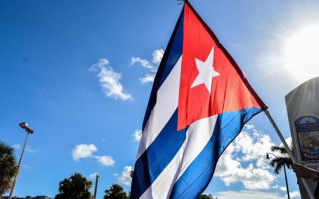 Imagn de una bandera de Cuba