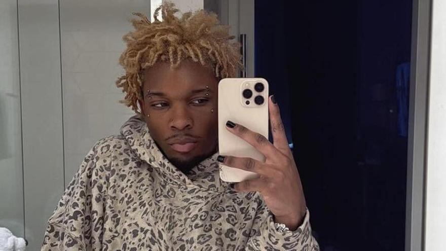 El rapero D4vd, en una imagen de sus redes sociales.