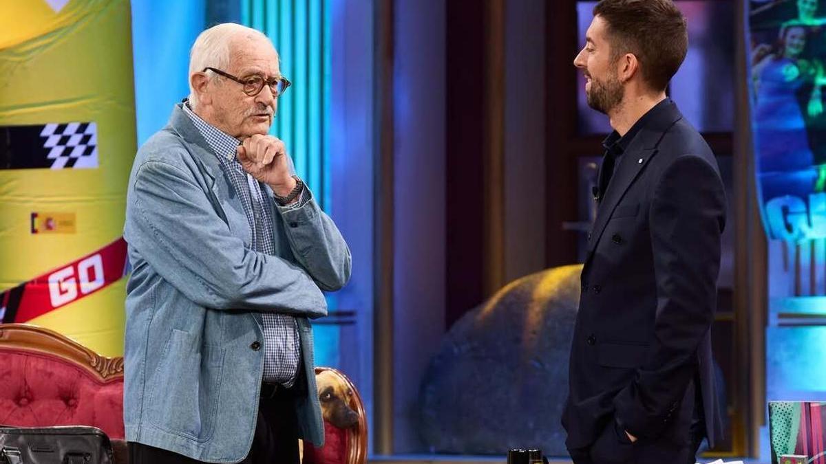 Mariano Benítez de Lugo y David Broncano en 'La Revuelta'