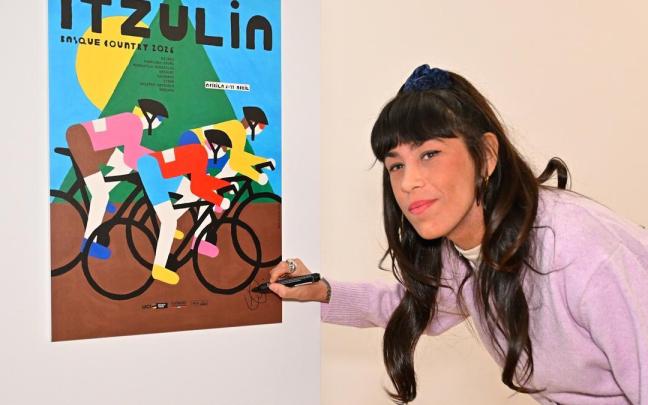 La artista donostiarra Maite Rosende es la autora del cartel de la Itzulia.