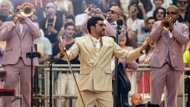 Bad Bunny, en uno de sus últimos conciertos