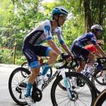 Pello Bilbao, durante una carrera de fin de curso.