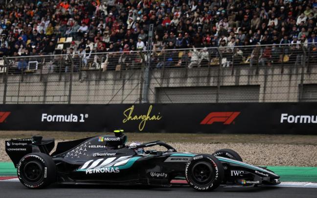 Kimi Antonelli, durante el Gran Premio de China.