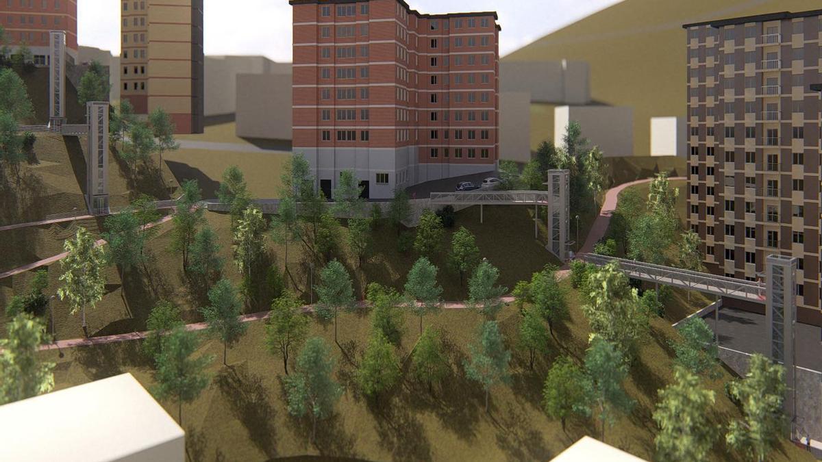 La reforma del bidegorri entre Bidasoa Ibaia y Karmelo Torre 12-20 es necesaria para ejecutar el proyecto de 5 ascensores públicos