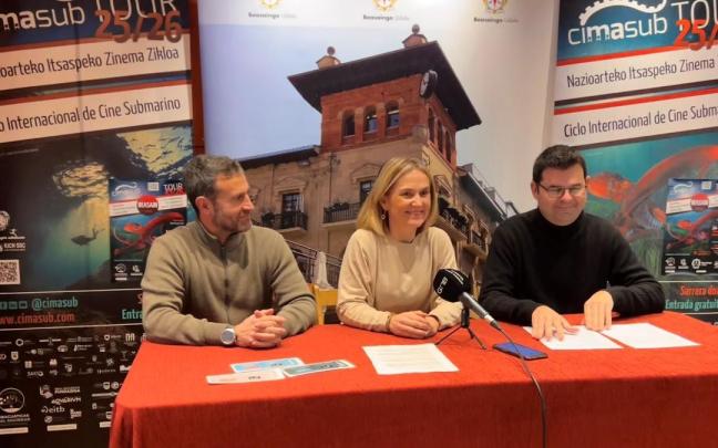 Presentación de la nueva edición del 'CIMASUB Tour' en Beasain.