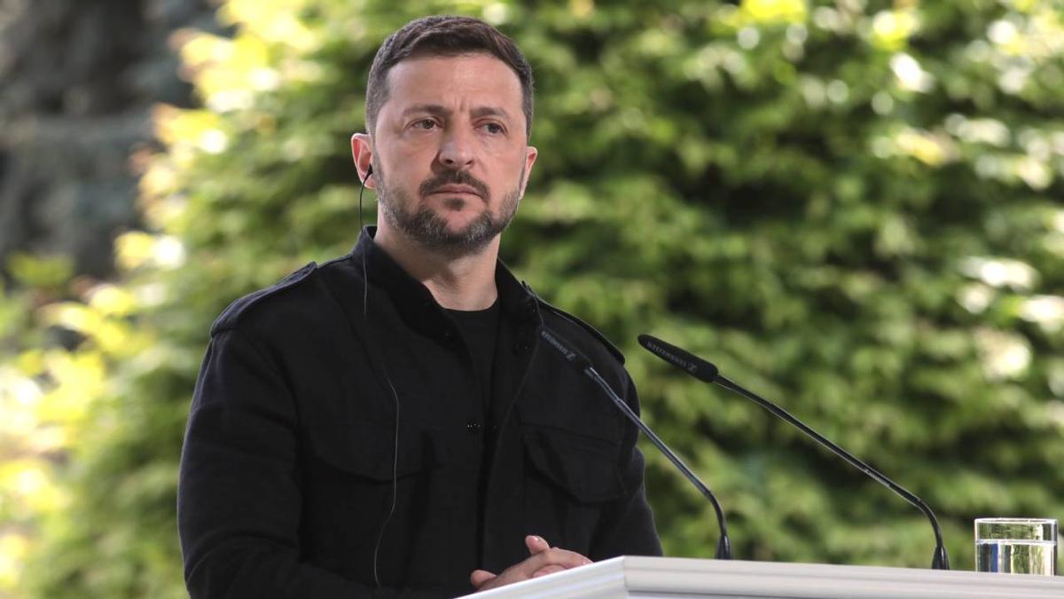 El presidente de Ucrania, Volodímir Zelenski