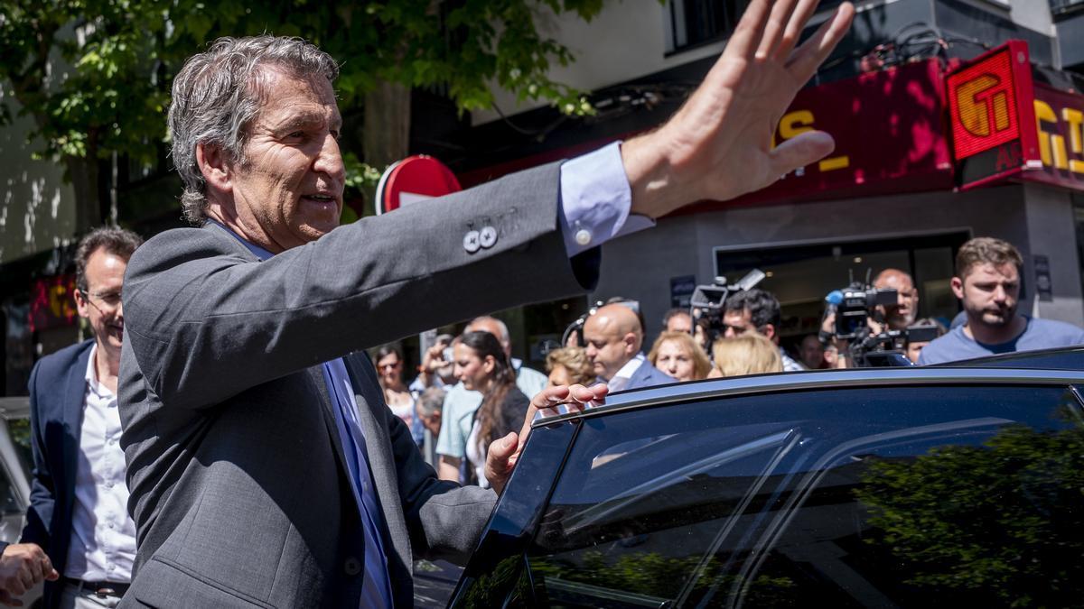 El presidente del Partido Popular, Alberto Núñez Feijóo.