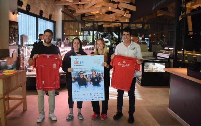 Presentación de Triatlón Bik Tri Marmarra en Zarautz.