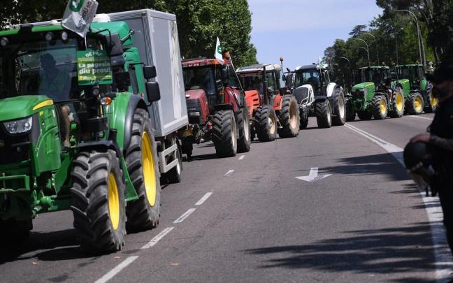 Imagen de archivo de una tractorada.