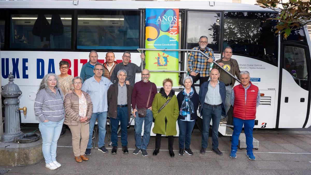 Quince personas han donado sangre entre 75 y 100 veces