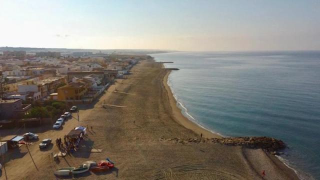 La playa de Balanegra.