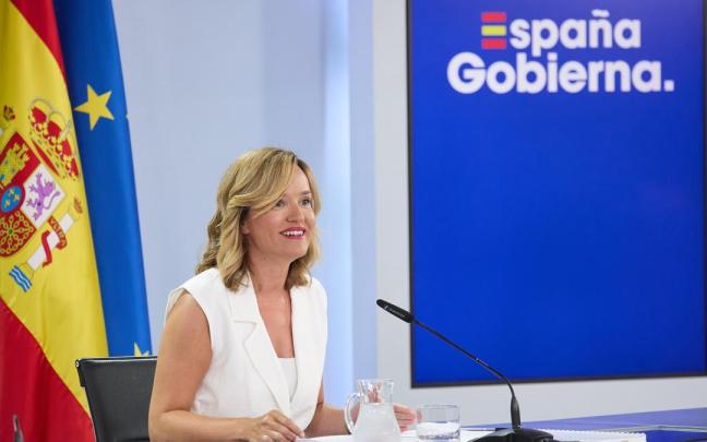 La ministra portavoz del Gobierno español, Pilar Alegría.