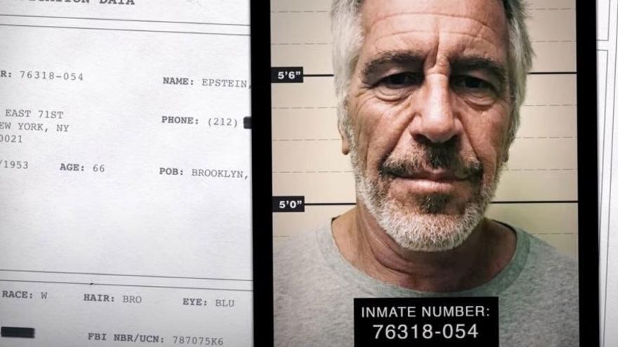 Epstein, tras su detención.