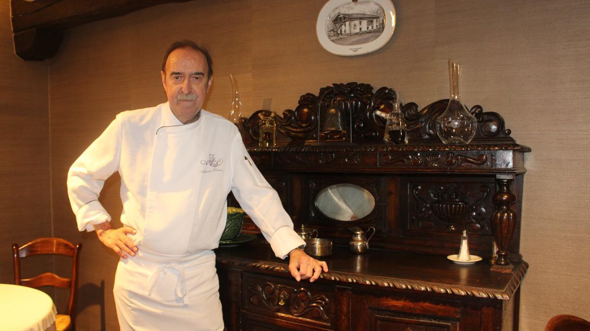 Alberto ha mostrado su arte en los fogones de su templo gastronómico familiar a lo largo de cuatro décadas.