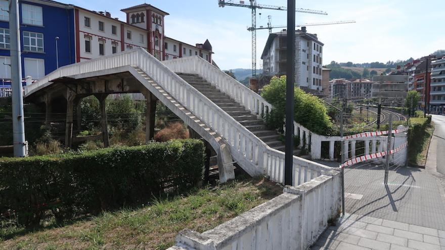 El puente, en vísperas de que lo echaran.