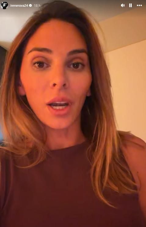 Irene Rosales se pronuncia en sus 'Historias' de Instagram.