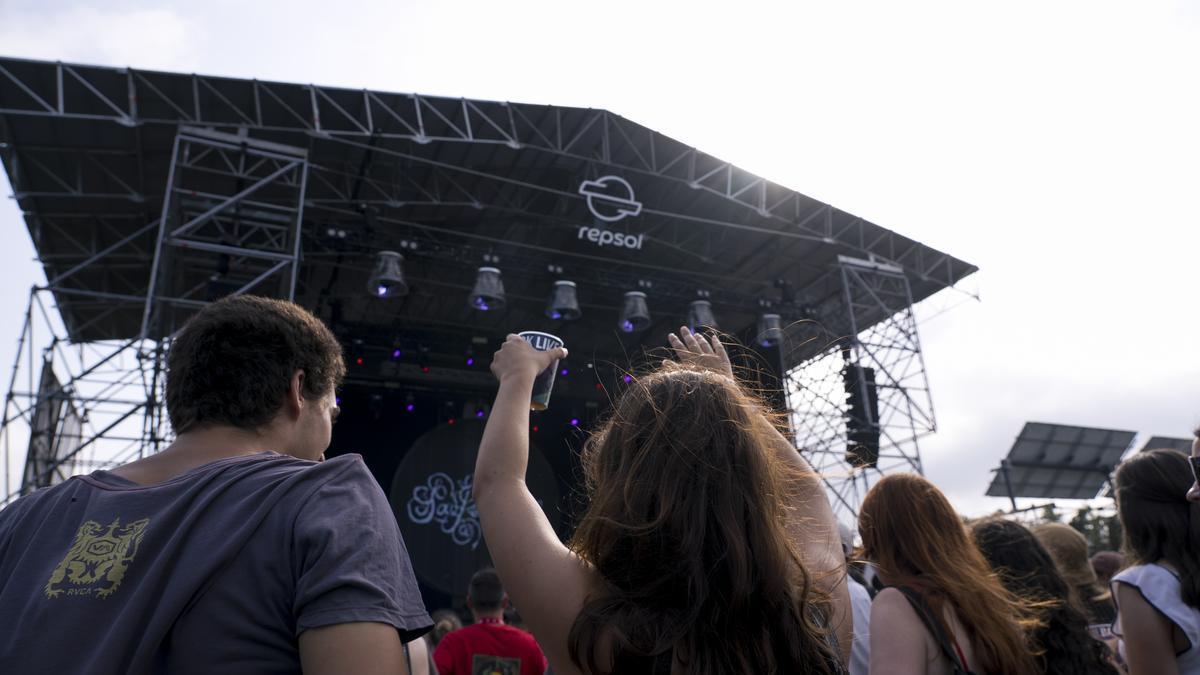 Un concierto de esta edición del Bilbao BBK Live en el escenario Repsol