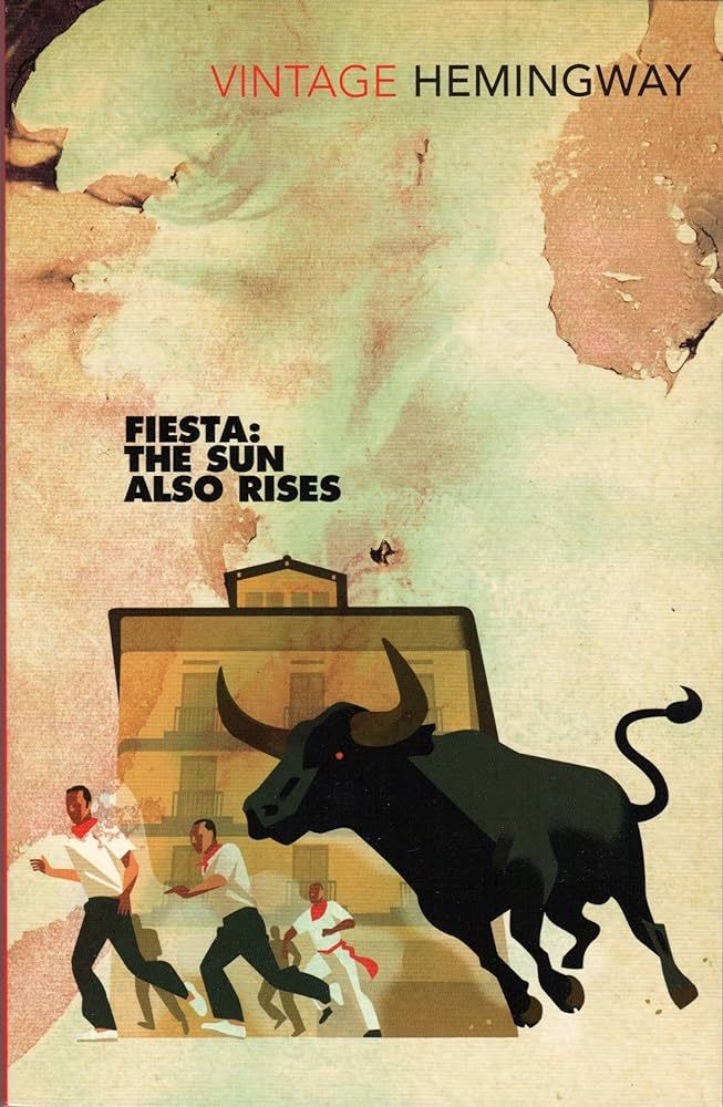 Portada del libro 'Fiesta' de Ernest Hemingway de 1926.