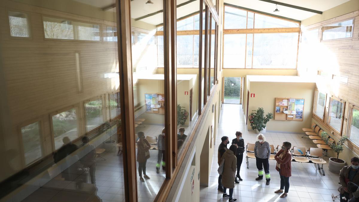 Chivite, en el centro de salud de Ezcaroz / Ezkaroze