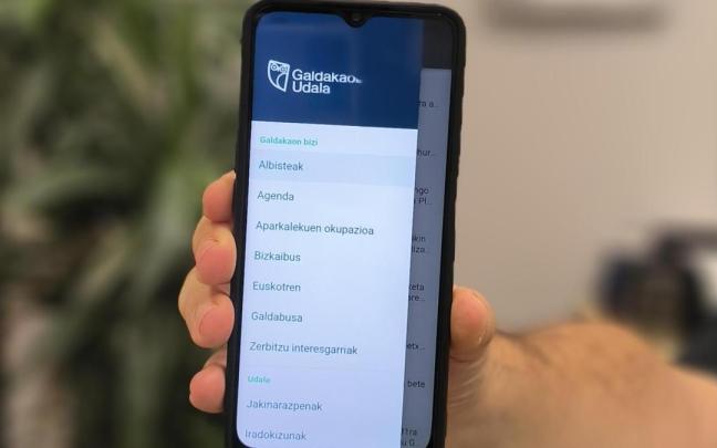 La aplicación del Ayuntamiento de Galdakao se refuerza con más información importante