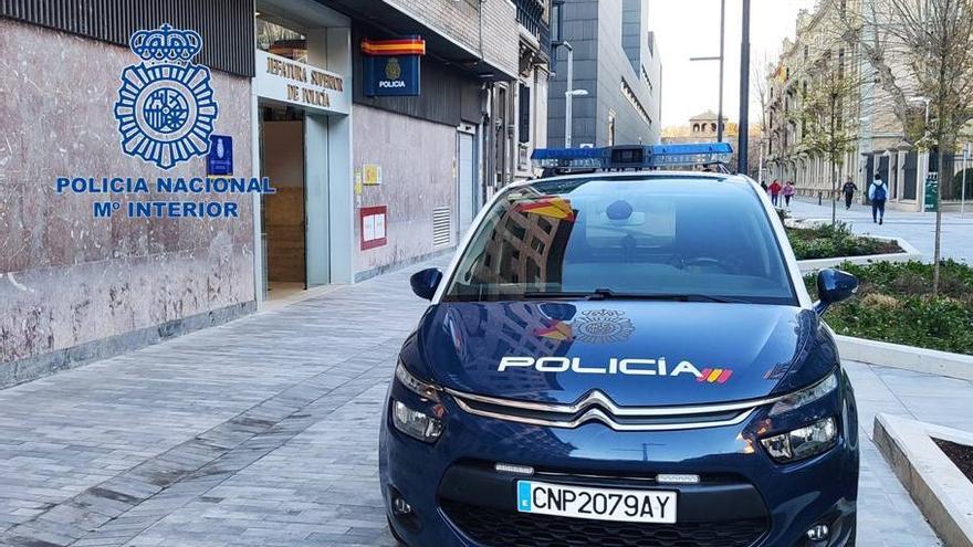 Coche de la Policía Nacional.