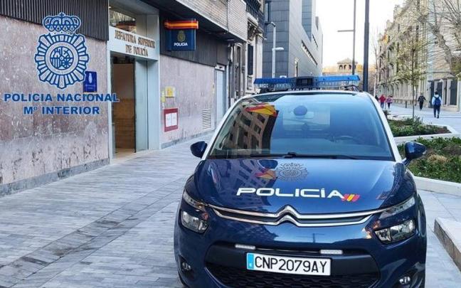 Coche de la Policía Nacional.