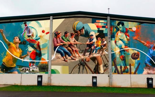 Diseño ganador del tercer concurso de murales de Artziniega 2026