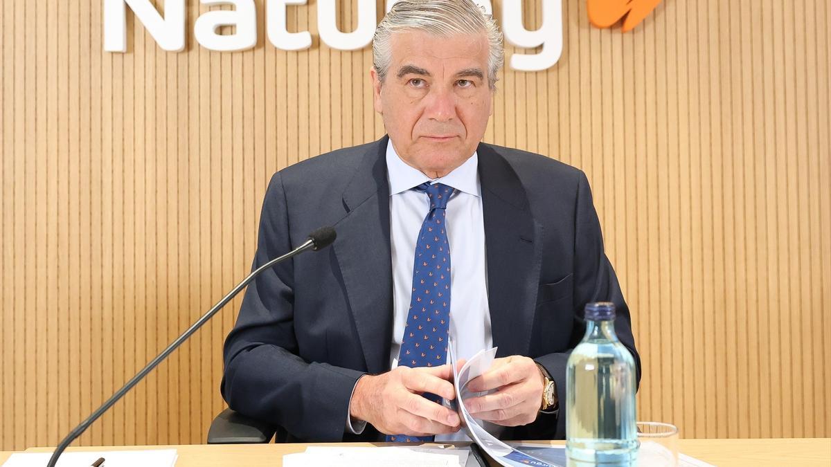 El CEO de Naturgy, Francisco Reynés, durante la pasada junta de accionistas.