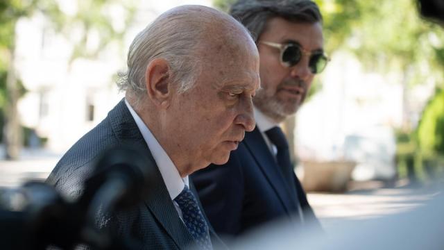 El exministro de Interior Jorge Fernández Díaz a su llegada a la Audiencia Nacional.